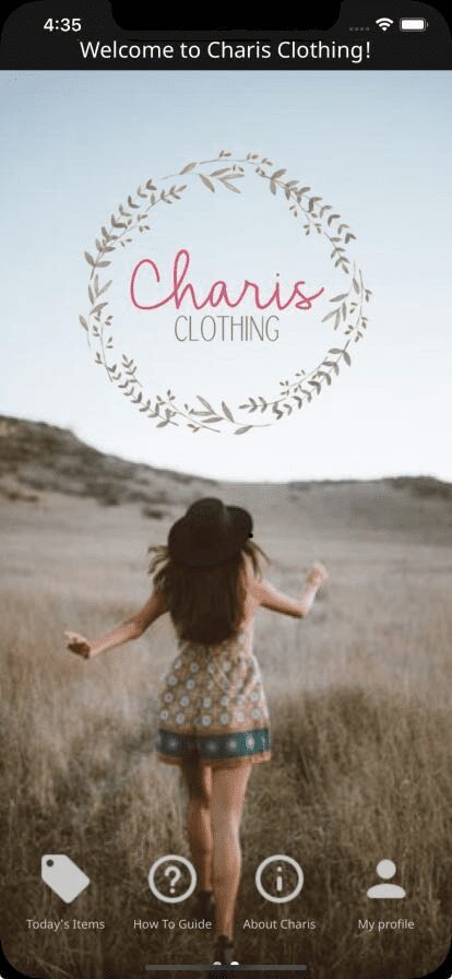 charis clothing app
